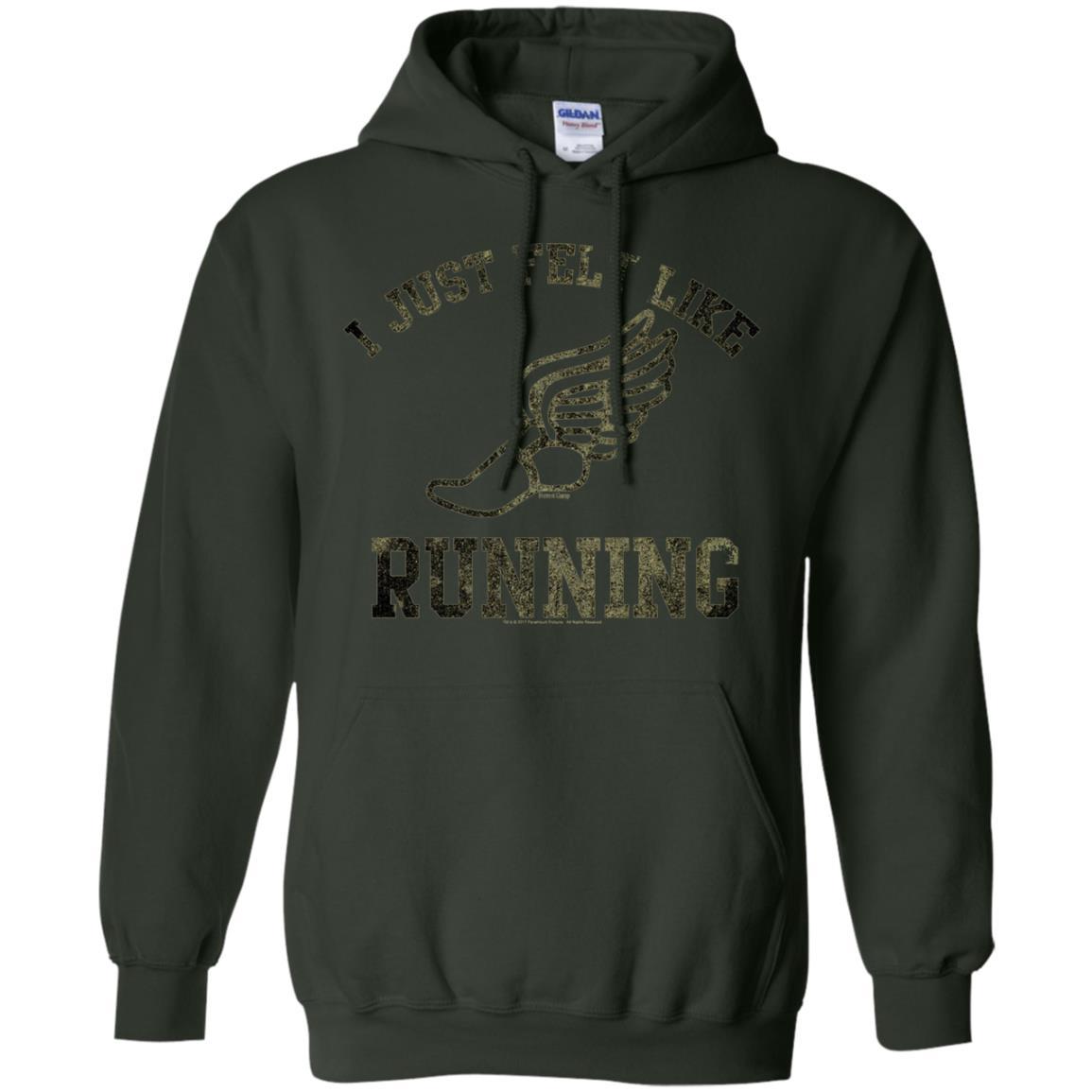 Movie T-Shirt I Just Felt Like Running Forest Green