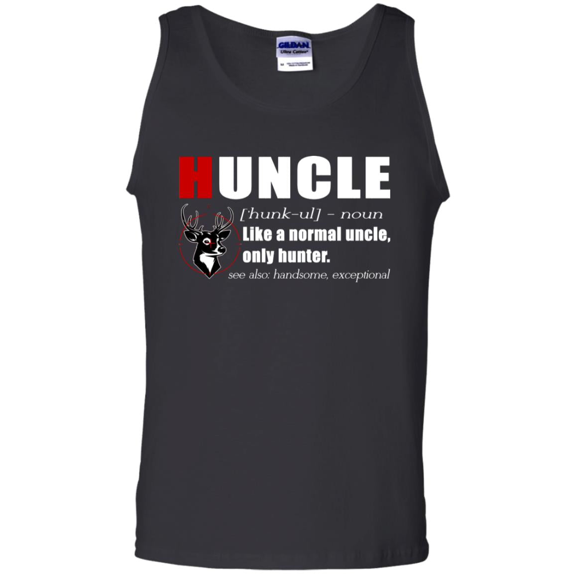 Huncle Definition Like A Normal Uncle Only Hunter Hunting Uncle Gift Shirt For Mens Black
