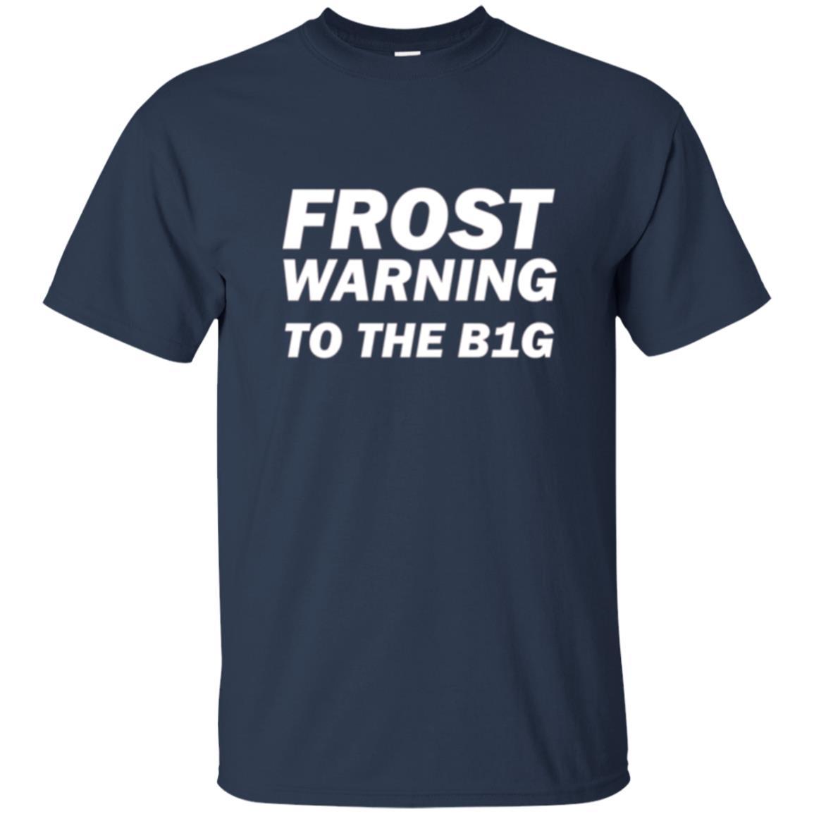 Frost Warning Nebraska T-shirt Navy