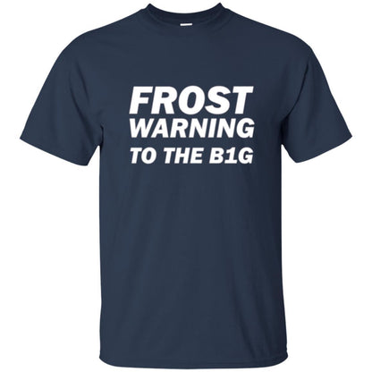 Frost Warning Nebraska T-shirt Navy