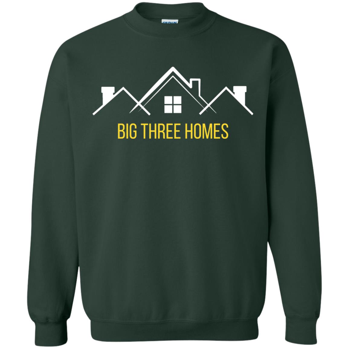 Big Three Homes Big Three Is Us Kevin Kate Randall T-shirt Forest Green
