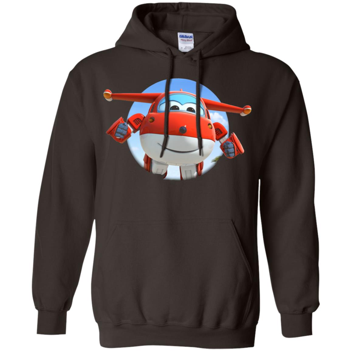 Super Wings Jett Movie Lover T-shirt Dark Chocolate