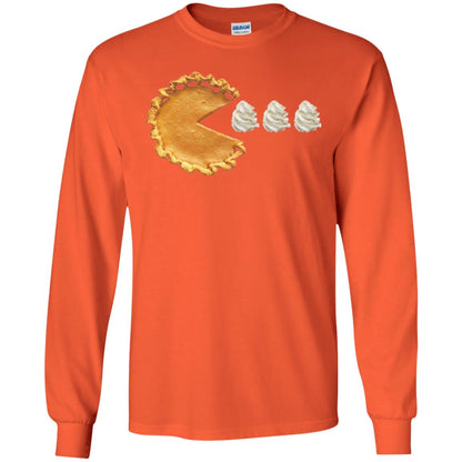 Pumpkin Pie Thanksgiving T-shirt Orange