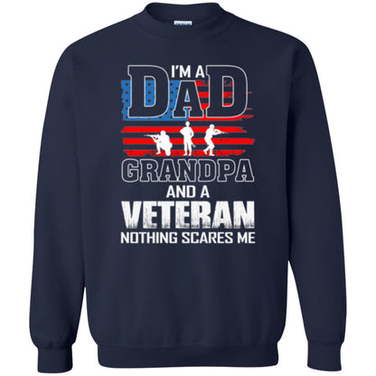 Veteran T-shirt I Am A Dad Grandpa And A Veteran Navy