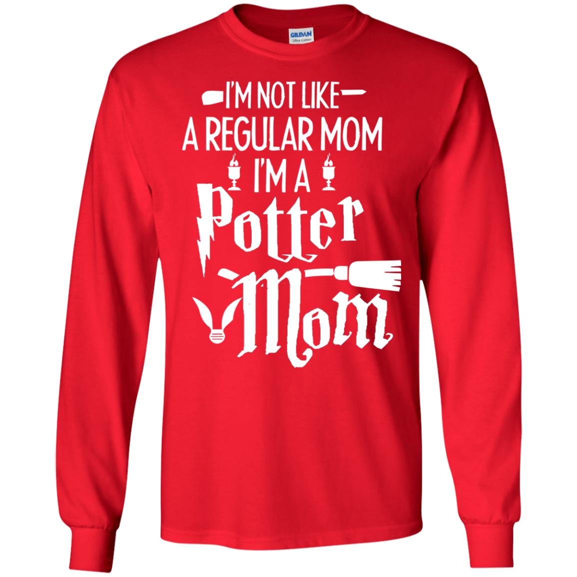 I'm Not Like A Regular Mom, I'm A Potter Mom Harry Potter Fan Shirt Red