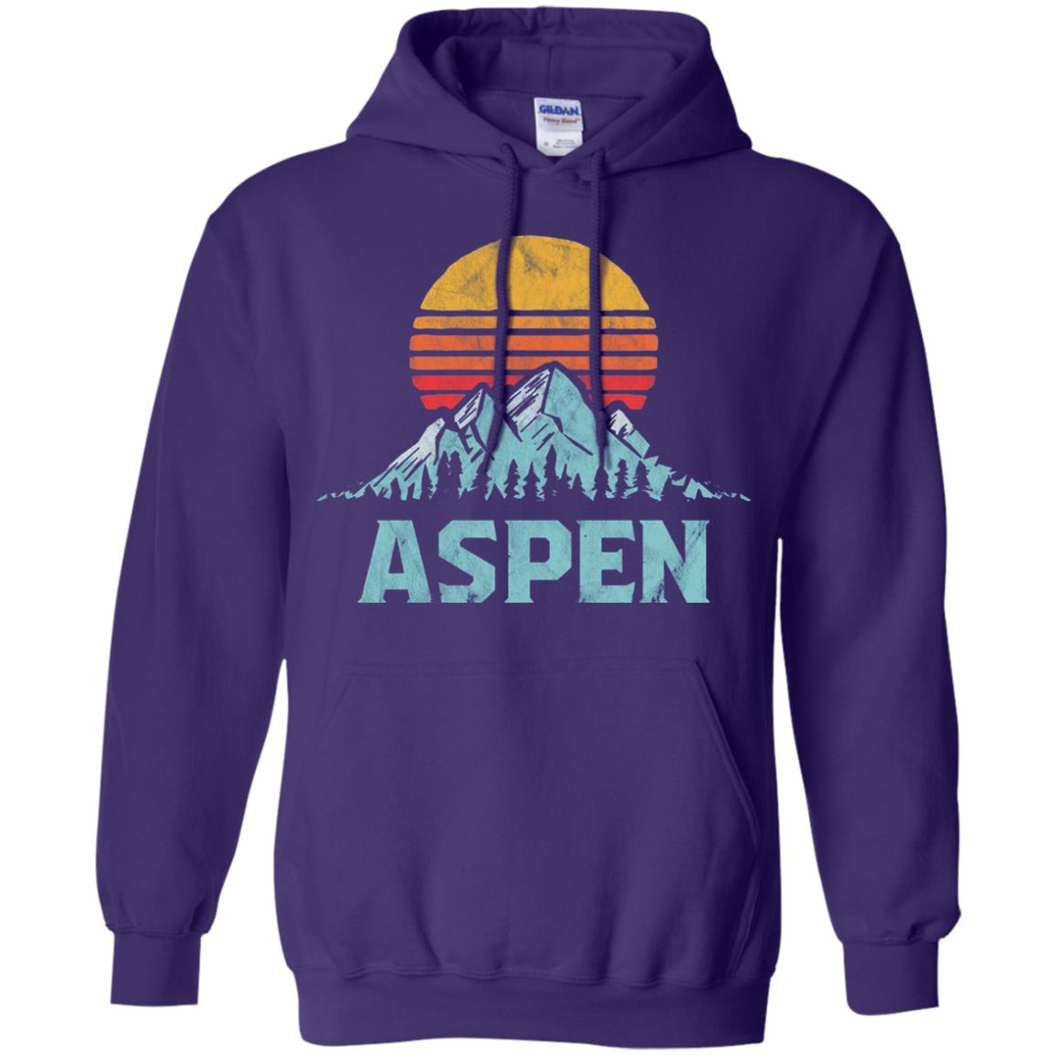 Aspen Mountain T-shirt Purple
