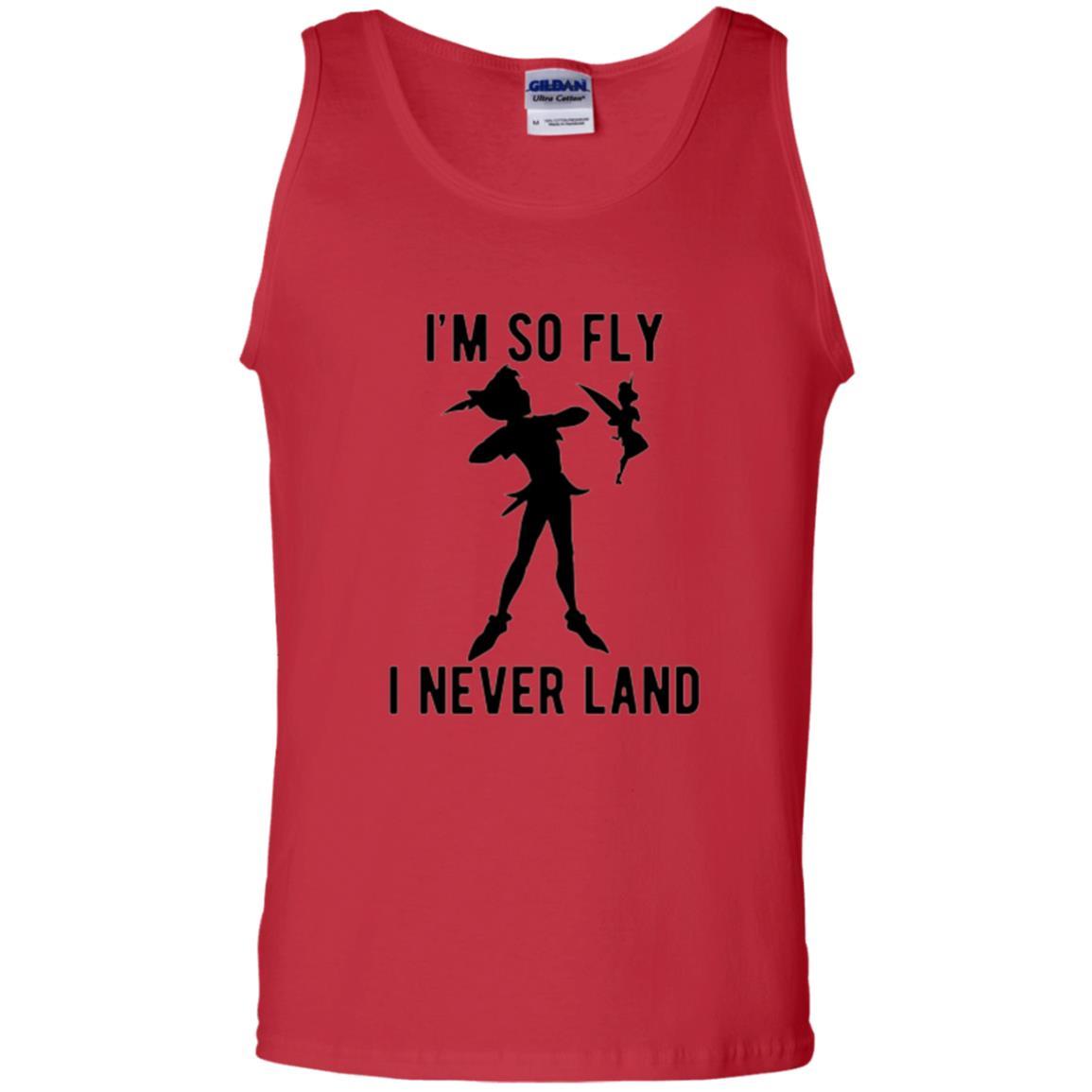 Film T-shirt Tinker Bell I'm So Fly I Never Land Red