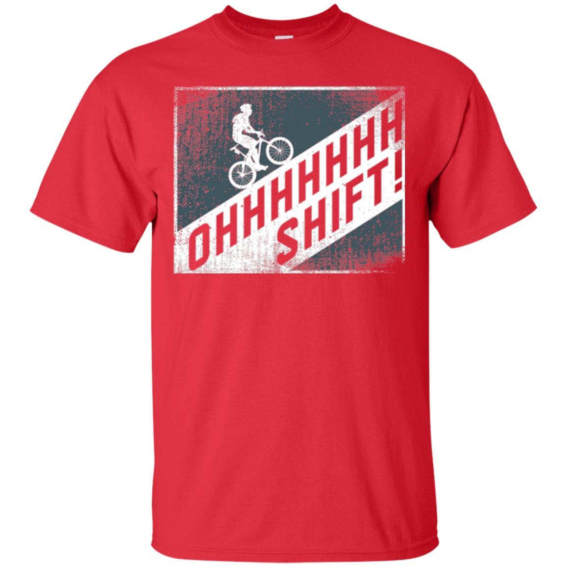 Cyclist T-shirt Oh Shift Red