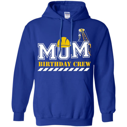 Mom Birthday Crew Mommy T-shirt Royal