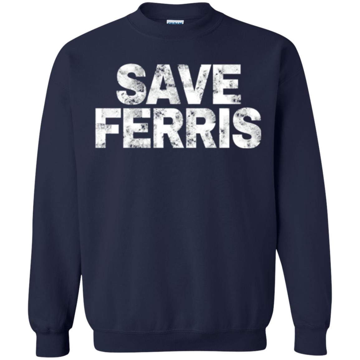 Movie T-shirt Save Ferris 80s Navy