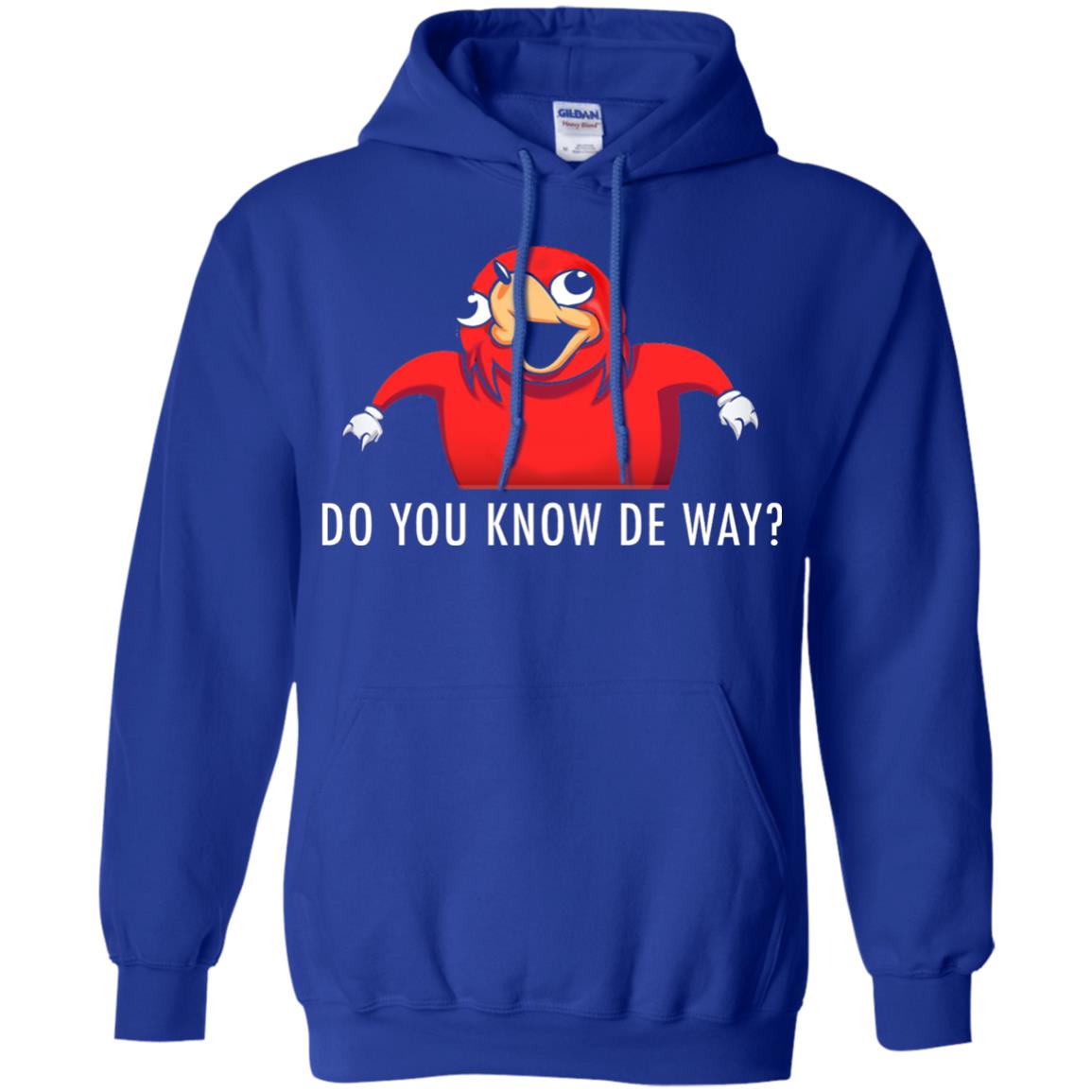 Do You Know De Way T-shirt Royal