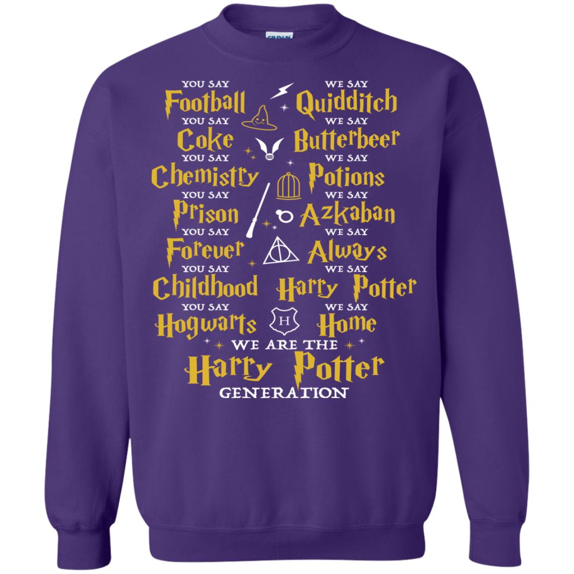 We Are The Harry Potter Generation Movie Fan T-shirt Purple