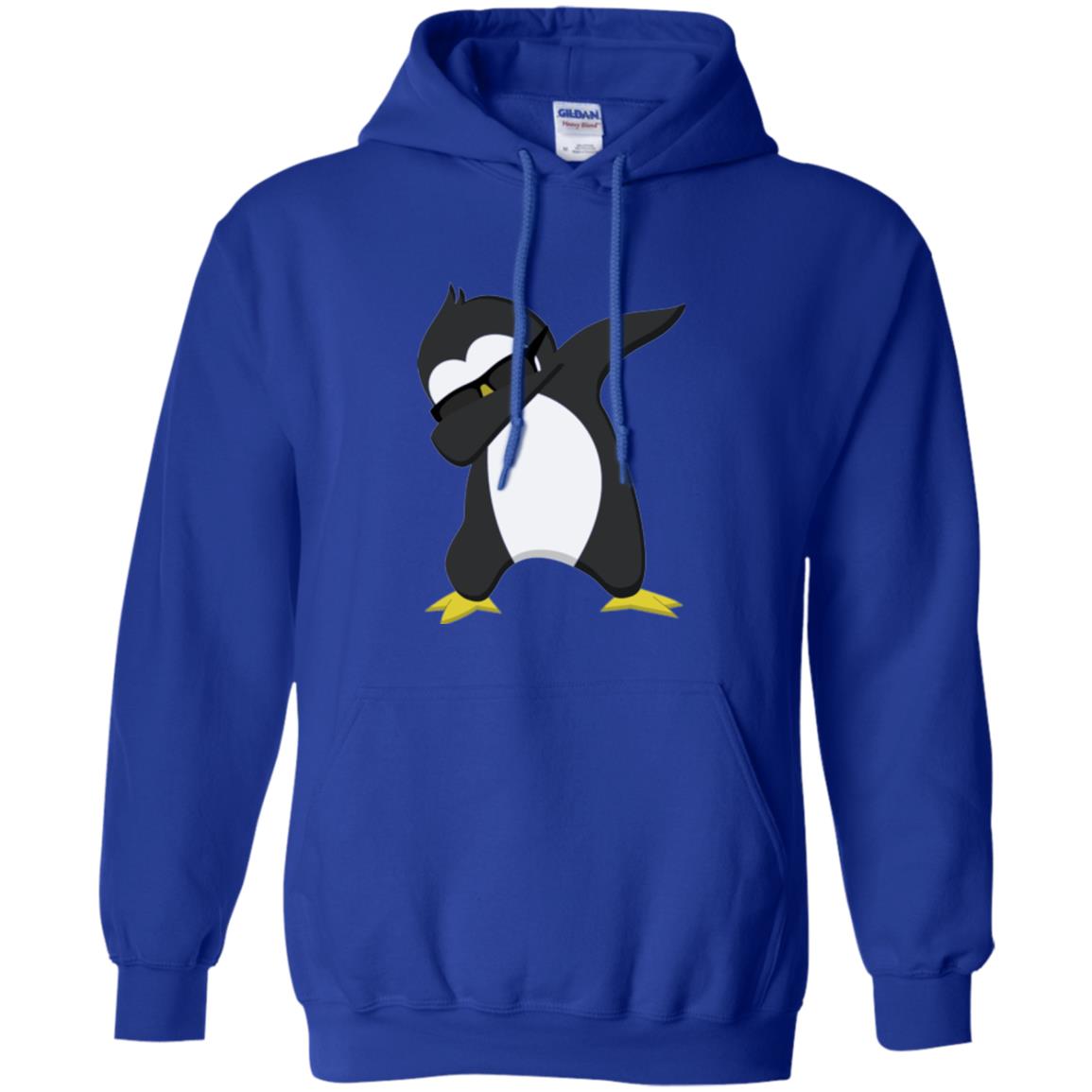 Chirstmas T-shirt Dabbing Penguin Royal