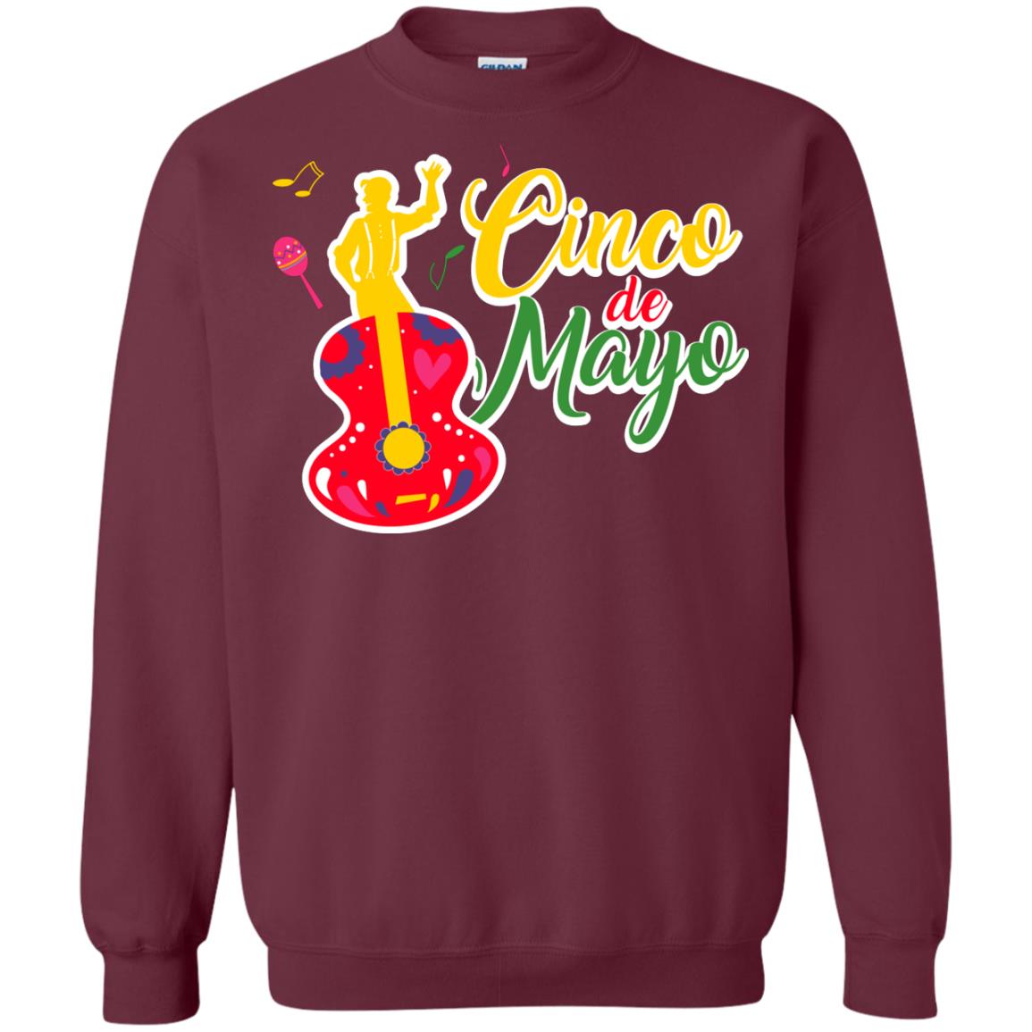 Cinco De Mayo Mexican Culture Festival On May 5th Shirt Maroon