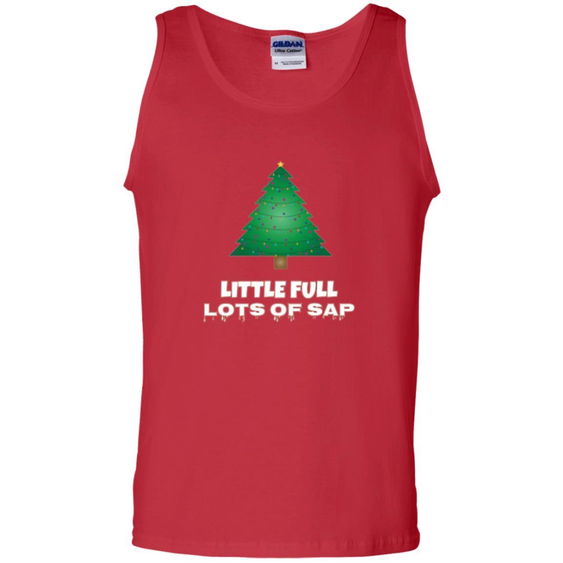 Christmas T-shirt Little Full Lots Of Sap Red