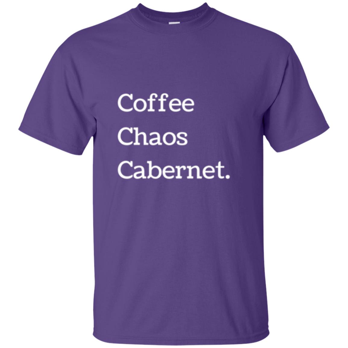 Coffee Chaos Cabernet T-shirt Purple