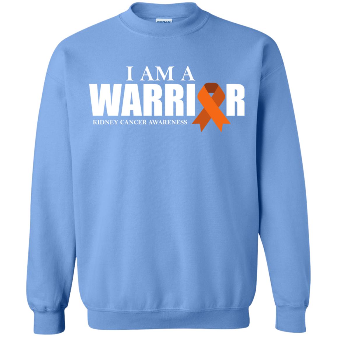 Kidney Cancer Awareness T-shirt I Am A Warrior Kidney Cancer Awareness Carolina Blue