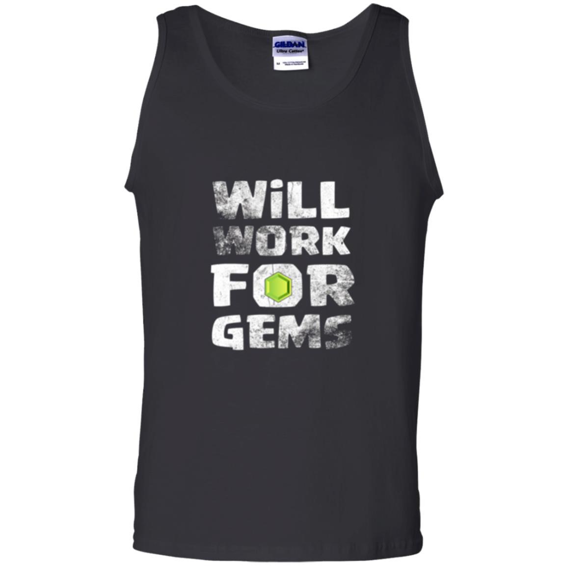 Gamer T-shirt Will Work For Gems Black