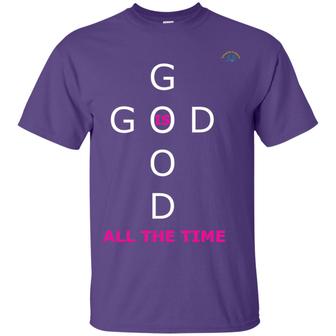 God Is Good All The Time Premium T-shirt Purple
