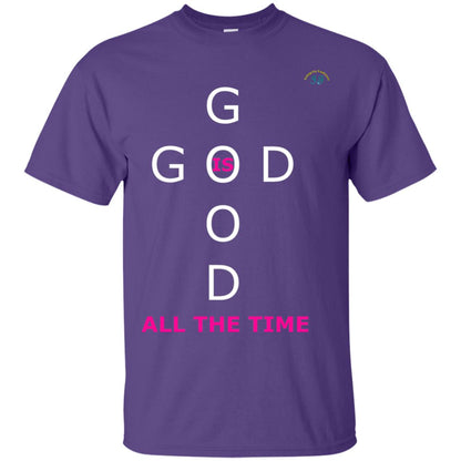 God Is Good All The Time Premium T-shirt Purple