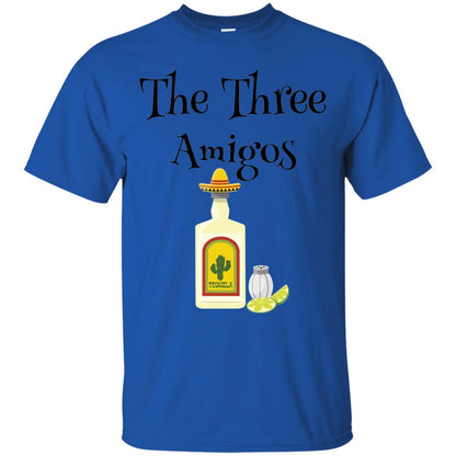 Cooking Lovers T-shirt The Three Amigos Tequila Salt Lime Royal