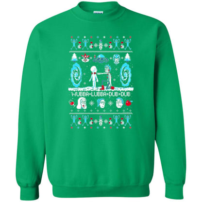 Cartoon T-shirt Build A Snowmorty Irish Green