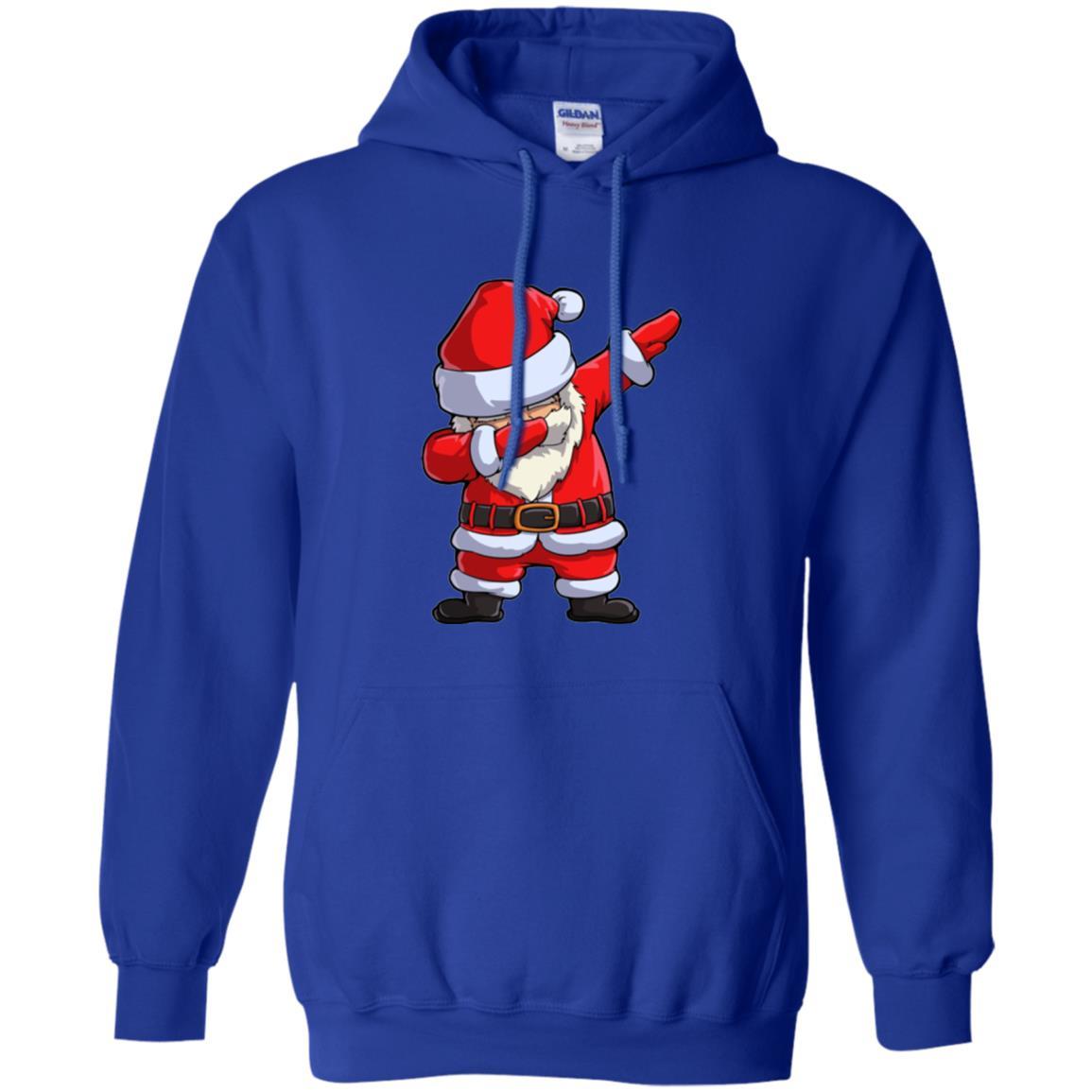 Christmas T-shirt Dabbing Santa Claus Royal