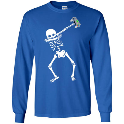 Gamer T-shirt Dabbing Skeleton Royal