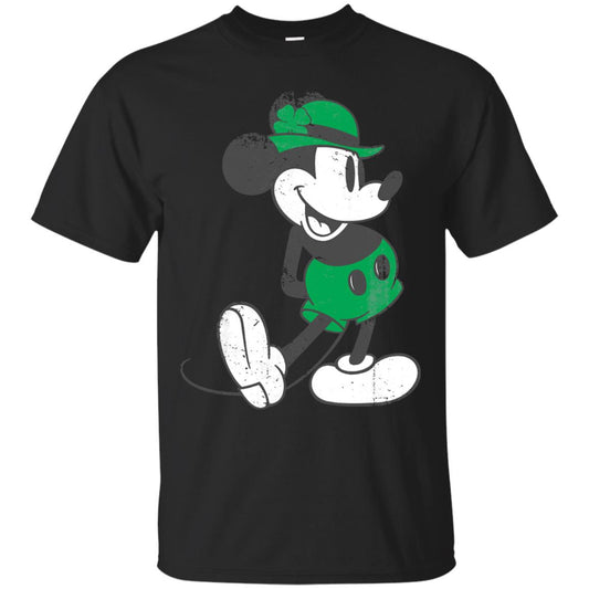 Mickey Mouse St. Patrick_s Day T-shirt Black