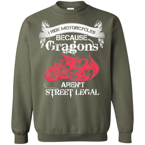 Motocross T-shirt Because Dragons Aren_t Street Legal