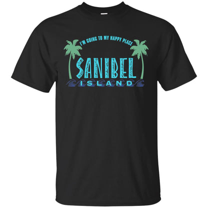 Sanibel Island Im Going To My Happy Place Summer Shirt Black