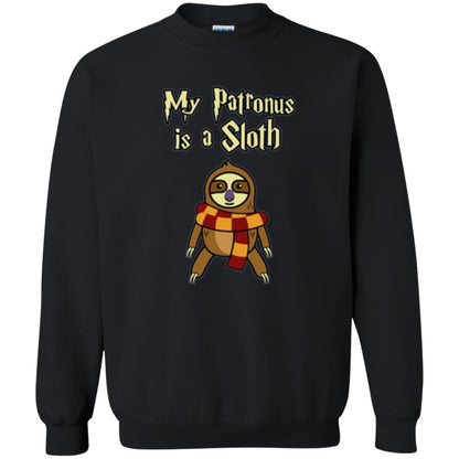 Christmas T-shirt My Patronus Is A Sloth T-shirt Black