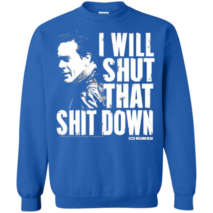 Film T-shirt I Shut That Shit Down Royal