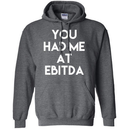 Accounting Cpa T-shirt You Had Me At Ebitda Dark Heather