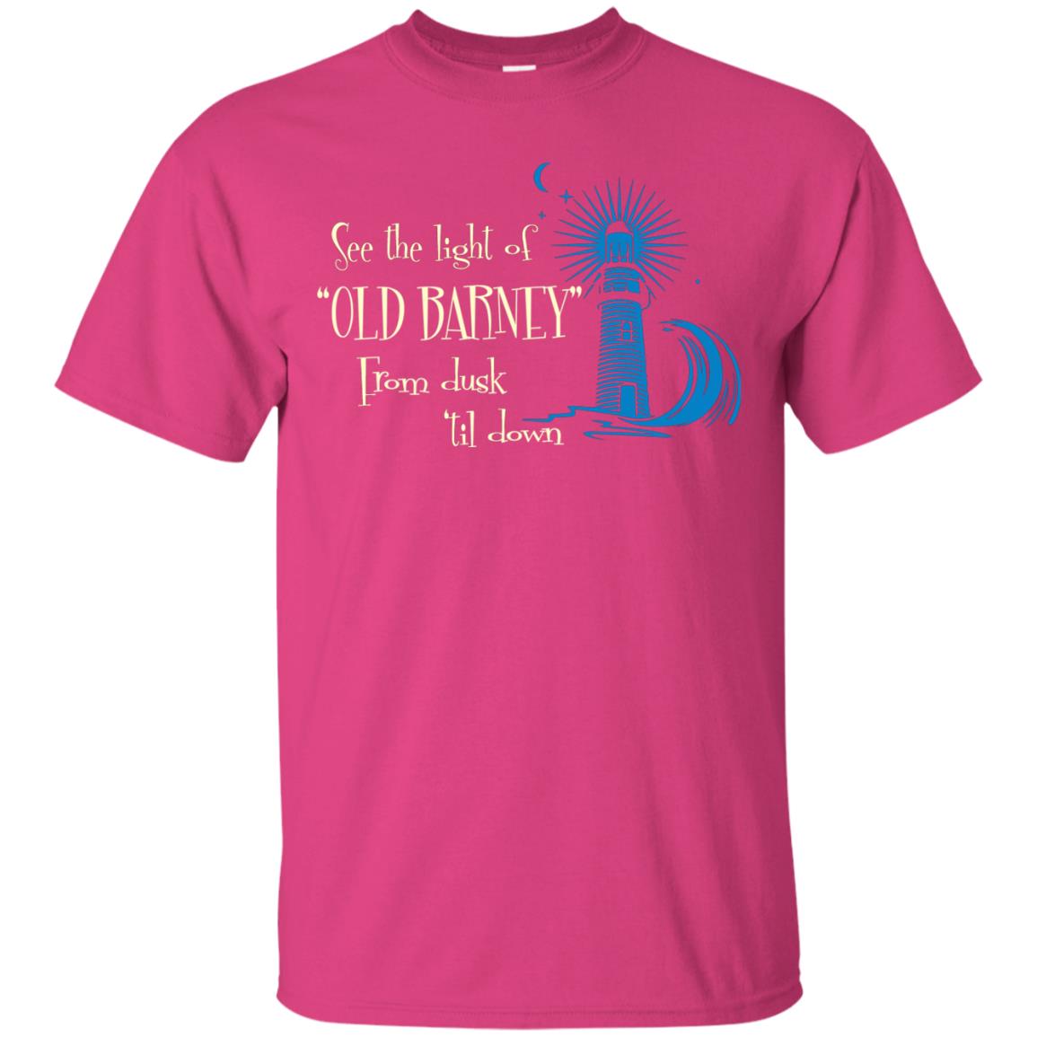 Lighthouse T-shirt See The Light Of Old Barney From Dusk Til Down Heliconia