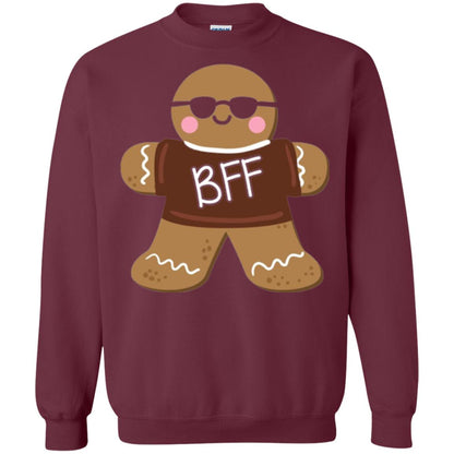 Gingerbread T-shirt Best Friend Forever Maroon