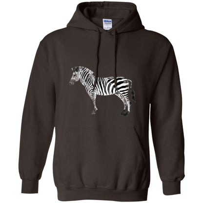 Awesome Zebra T-shirt Dark Chocolate