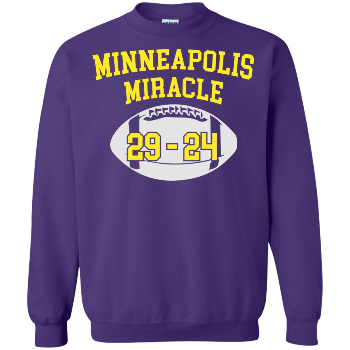 Football Lover T-shirt Minneapolis Miracle Purple