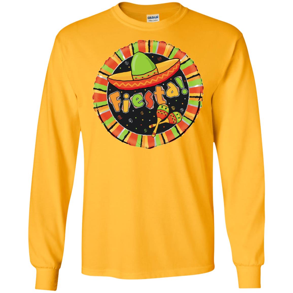Fiesta Cinco De Mayo Mexican Festival Shirt Gold