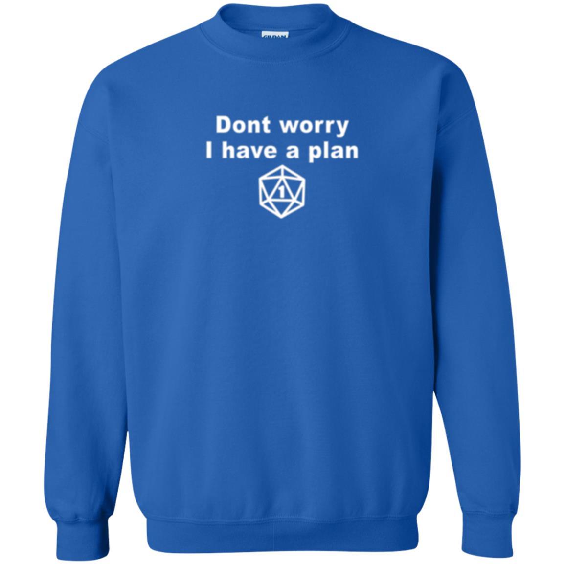 Gamer T-shirt Don_t Worry I Have A Plan Royal