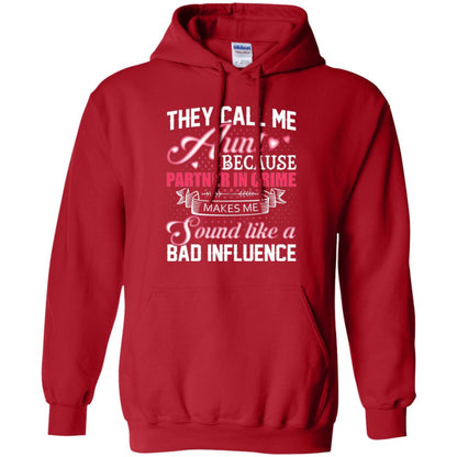 Aunt T-shirt They Call Me Aunt Red