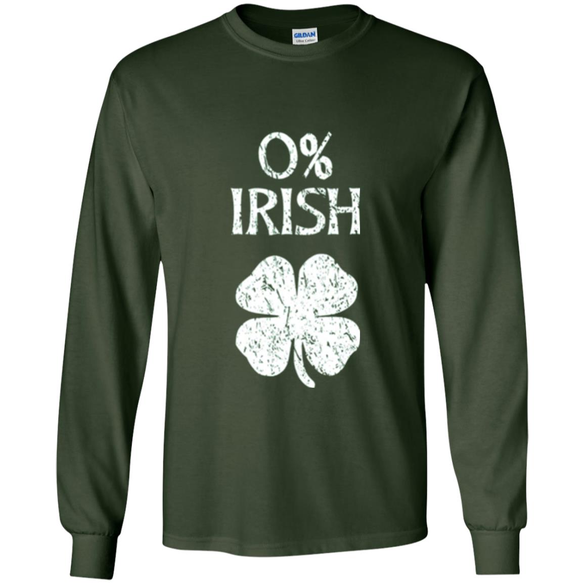 St. Patrick Day T-shirt Shamrocks 0_ Irish Vintage Forest Green