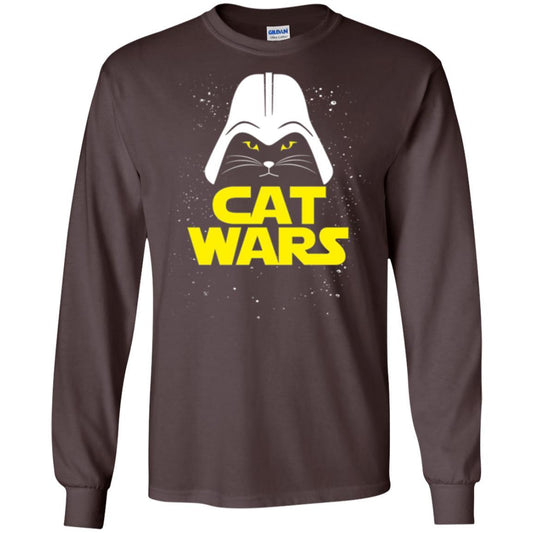 Cat Lover T-shirt Cat Wars T-shirt Dark Chocolate