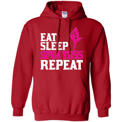 Eat Sleep Spin Toss Repeat Color Guard T-shirt Red