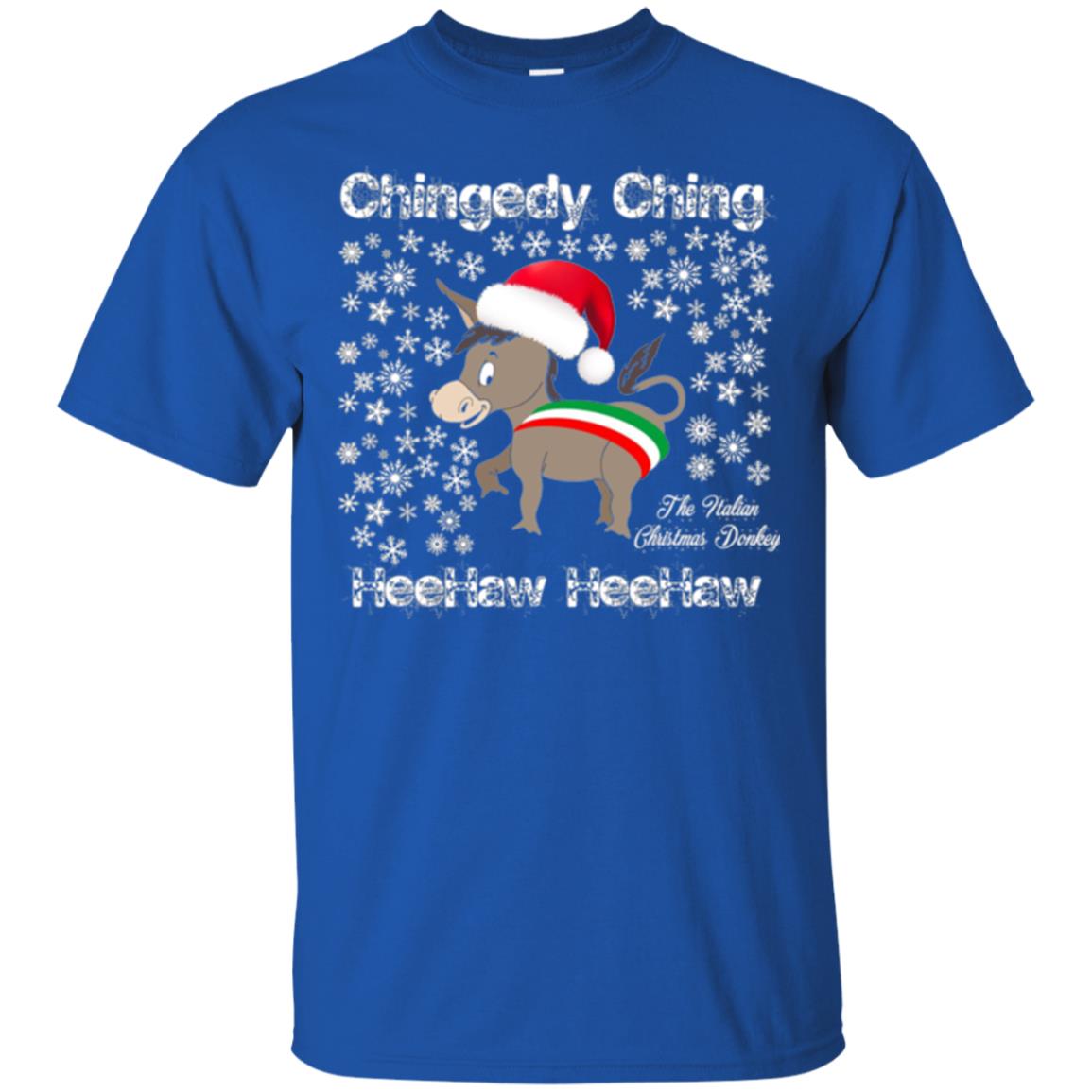 Christmas T-shirt The Italian Christmas Donkey Royal