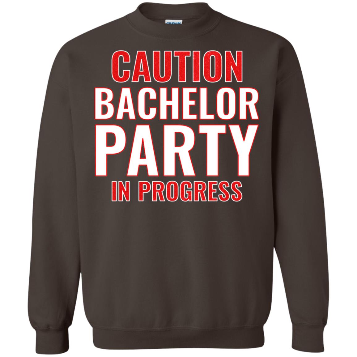 Funny Warning Caution Bachelor Party In Progress Dark Chocolate