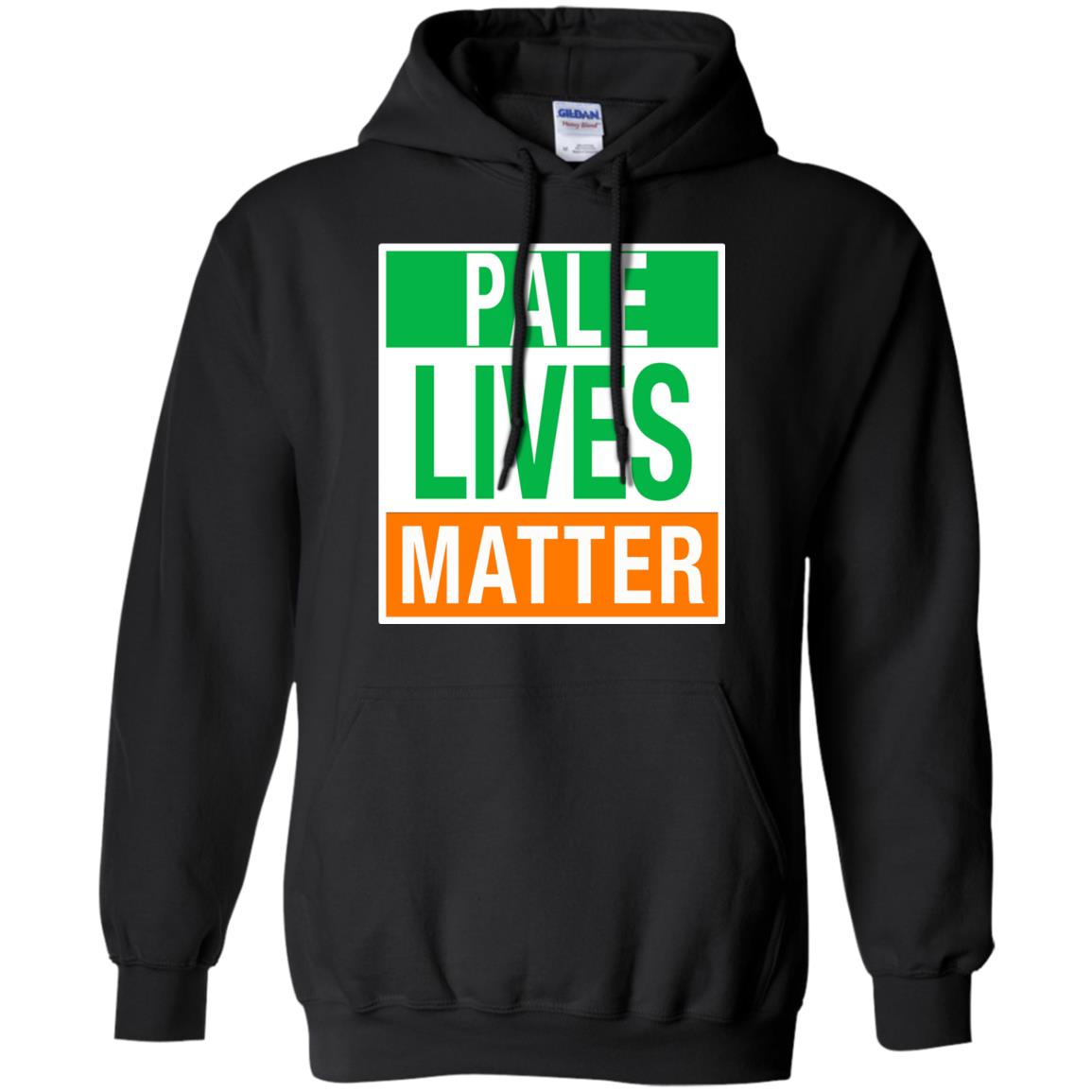 Saint Patrick_s Day T-shirt Pale Lives Matter Black