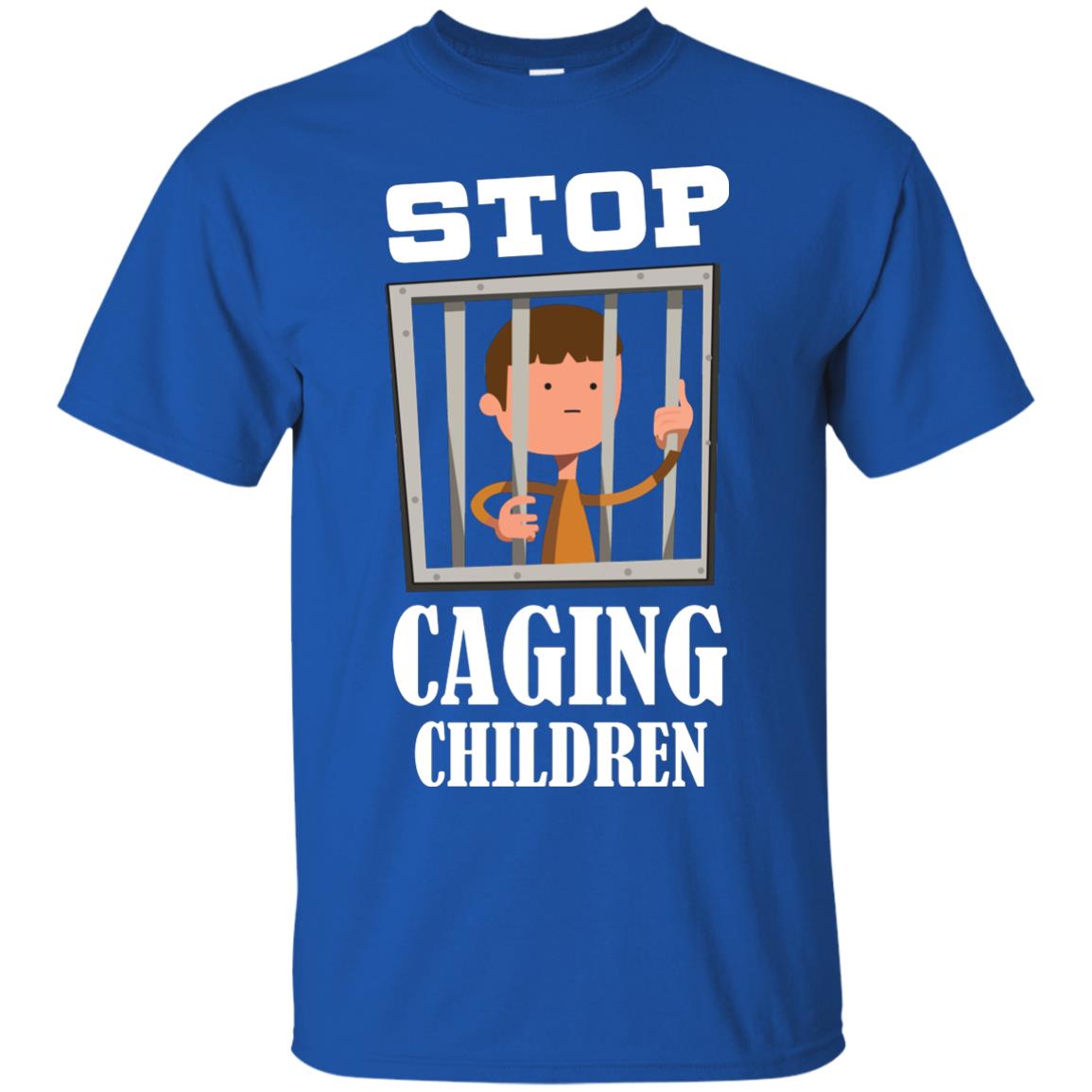 Stop Caging Children Shirt Royal