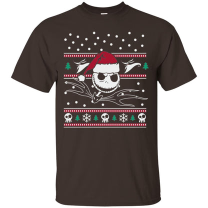 Disney Nightmare Before Christmas Holiday Christmas T-shirt Dark Chocolate