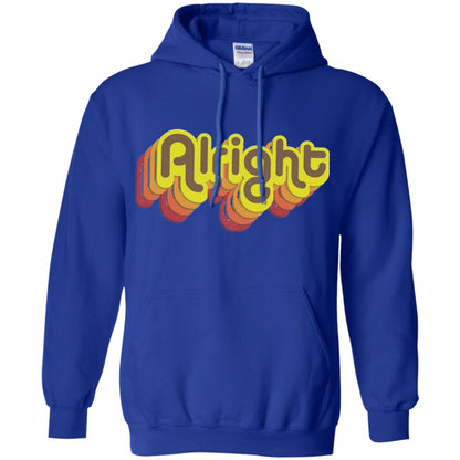 Alright Alright Shirt Funny Retro 70s Royal